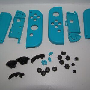 Nintendo Switch Joycon Shells Case Housing Neon Blue OEM Original Replacement